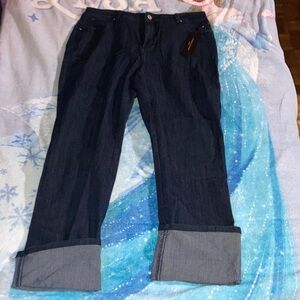 Simon Chang Deep Indigo Relaxed Jeans